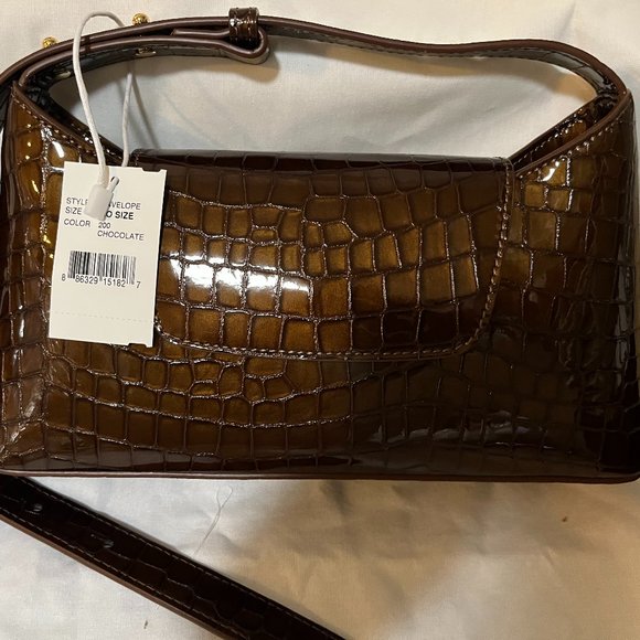 ELLEME Envelope Mini Embossed Leather Shoulder Bag MSRP$518